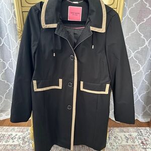 Kate Spade Black and Tan Women's Coat